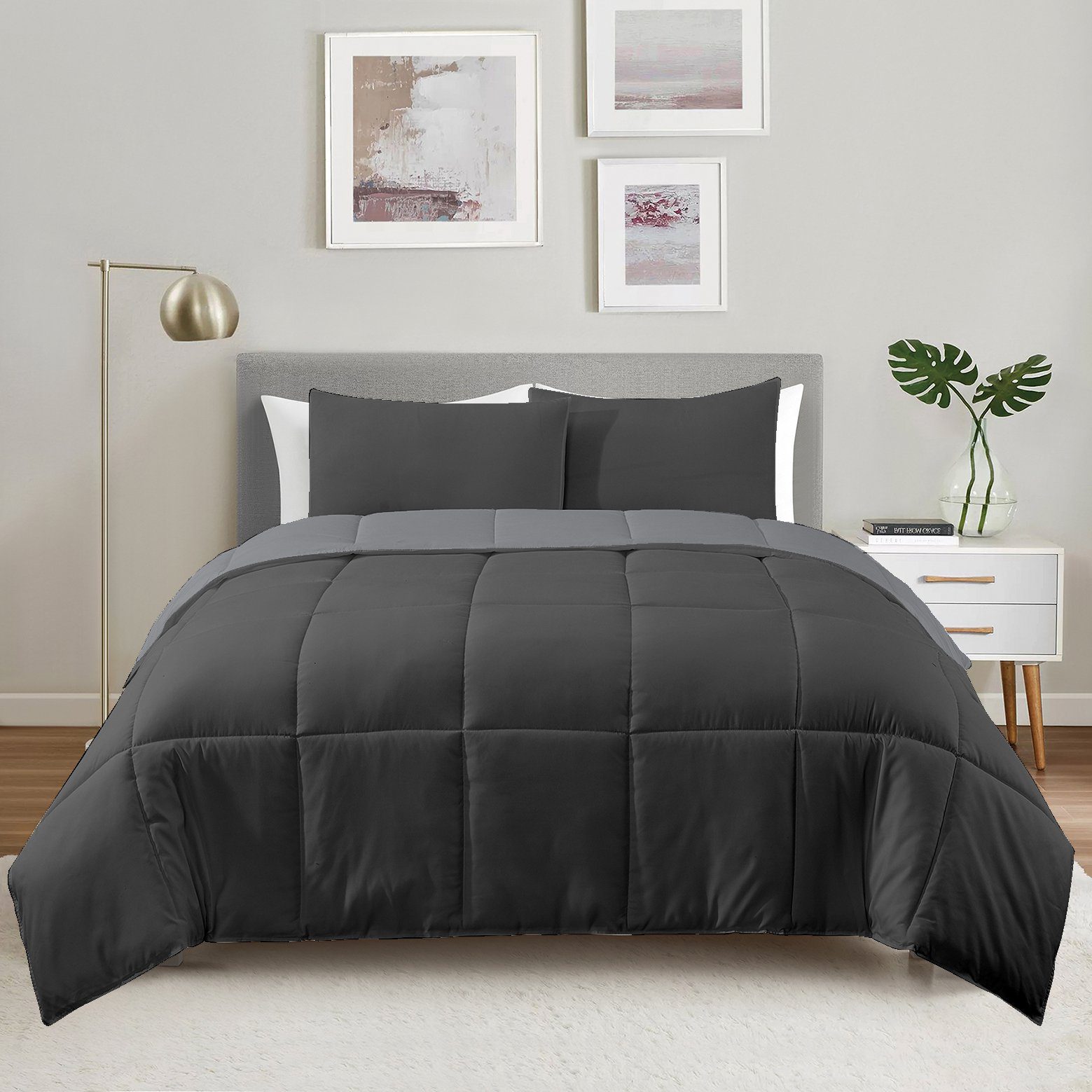 Acolchado Simil Plumón Reversible Queen Size c/funda - Image 6