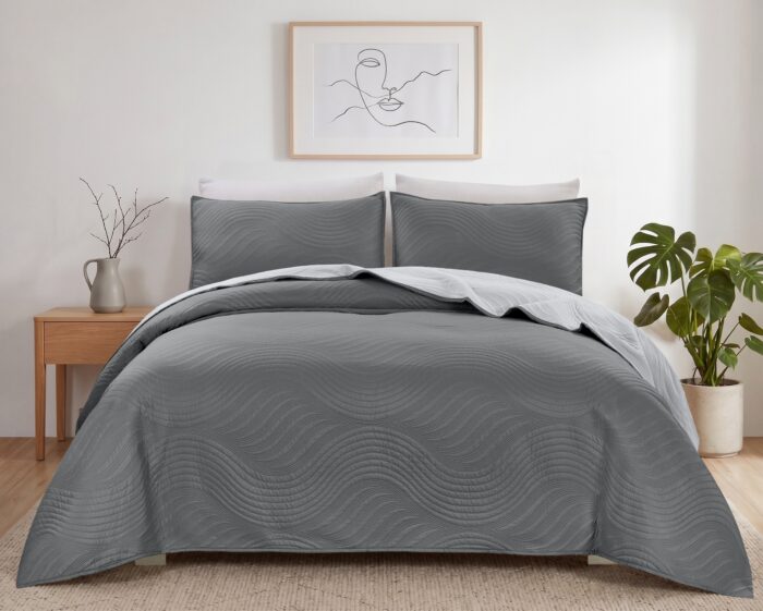 Cubrecama Quilt C/ Fundas Kavanagh Taormina X 1 1/2 Pl.