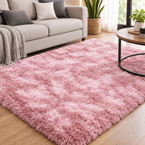 Alfombra Love Pelo Largo Medidas 1 X 1 30 Mts