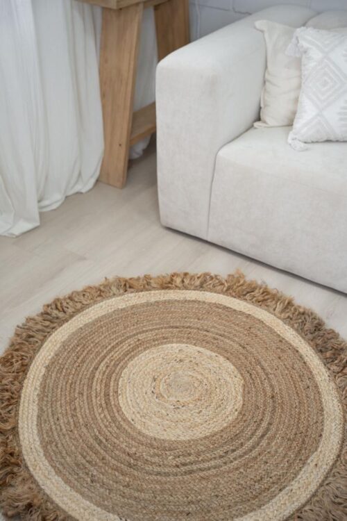 Alfombra MORBI Yute Natural Redonda