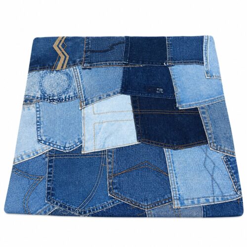 Funda Para Almohadon Jean Denim Fashion